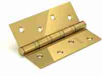 Комплект 10 шт. - Петля универсальная Fuaro 4BB/BL 125x75x2,5 PB (латунь) БЛИСТЕР