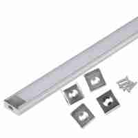 Профиль Uniel UFE-K02 Silver/Frozen 200 Polybag UL-00005027