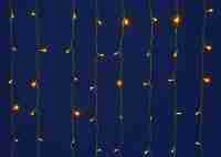 Уличная светодиодная гирлянда Uniel занавес 220V теплый белый ULD-C2030-240/TBK Warm White IP67 UL-00003938