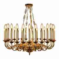Подвесная люстра iLamp Louvre MD8551-30 GD