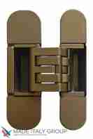 Kubica HYBRID 6360 45 BR петля скрытая универсальная асимметричная, цвет БРОНЗА (60 kg)