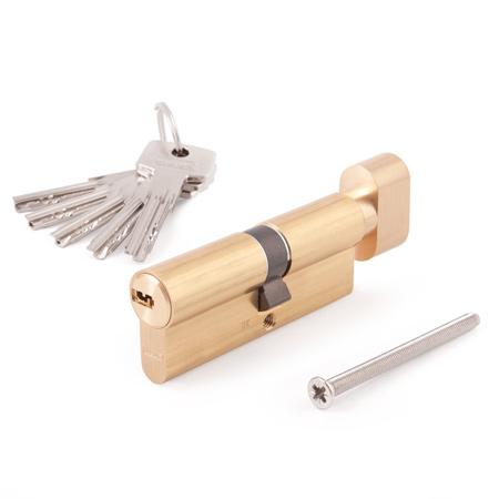 Цилиндр для замка ключ / ключ ABUS KD6MM Z50/K40KD W/5 LONG KEY золото