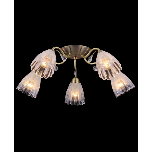 Потолочная люстра Natali Kovaltseva 11433 11433/5С ANTIQUE