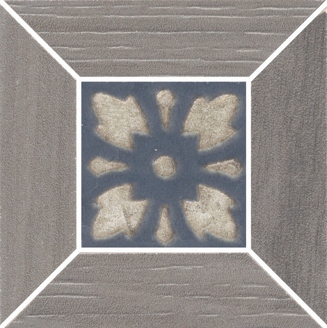 Вставка Kerama Marazzi Слим Вуд наборный ID82 9,6х9,6
