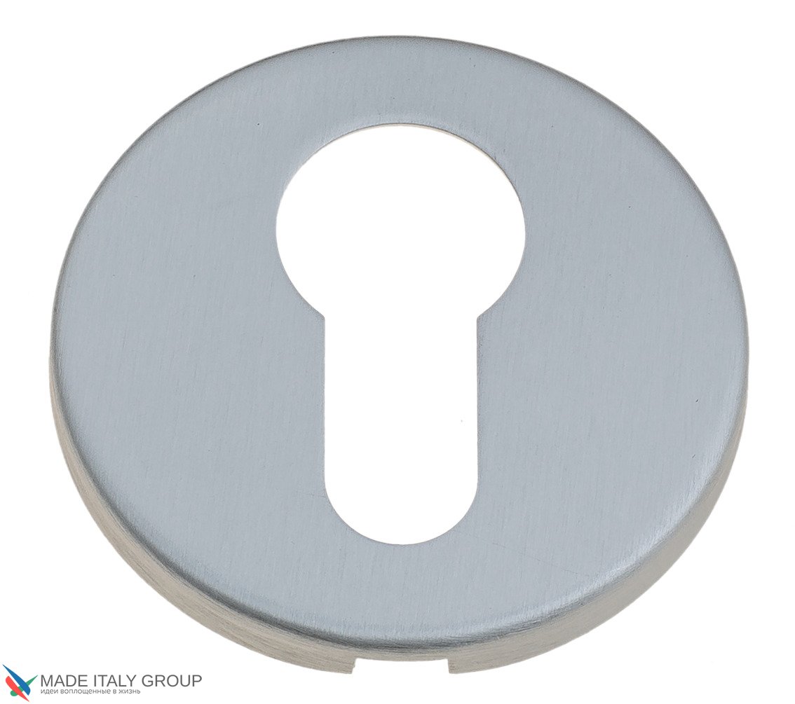 Накладка дверная под цилиндр Venezia CYL-1 FSR матовый хром (2 шт.)