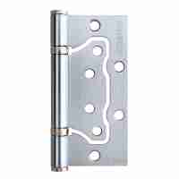 Комплект 10 шт. - Петля универсальная без врезки Fuaro 500-2BB/BL 100x2,5 WP (белый жемчуг) БЛИСТЕР