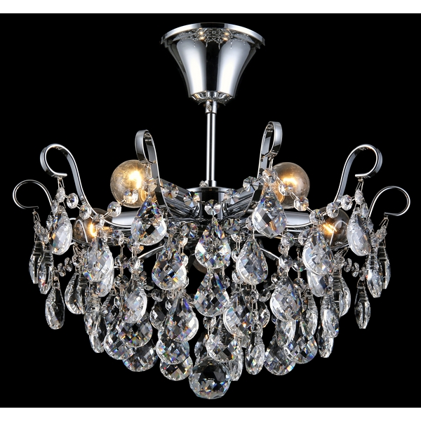 Потолочная люстра Natali Kovaltseva Happy Diamonds HAPPY DIAMONDS I 11546/5C CHROME