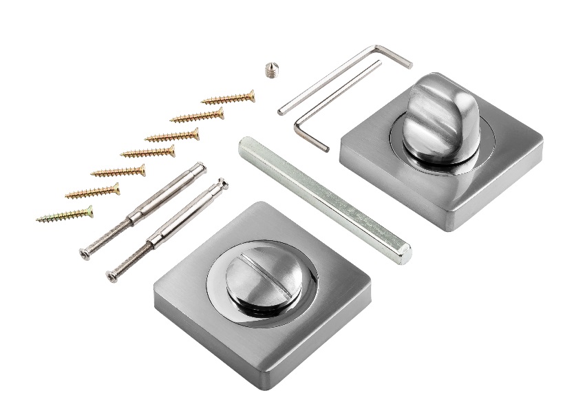 Завертка к ручкам RENZ INBK 02 SC/CP BIG, хром мат./хром