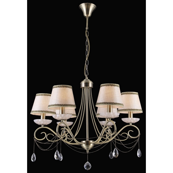 Люстра подвесная Natali Kovaltseva Malaga 70026-6C ANTIQUE