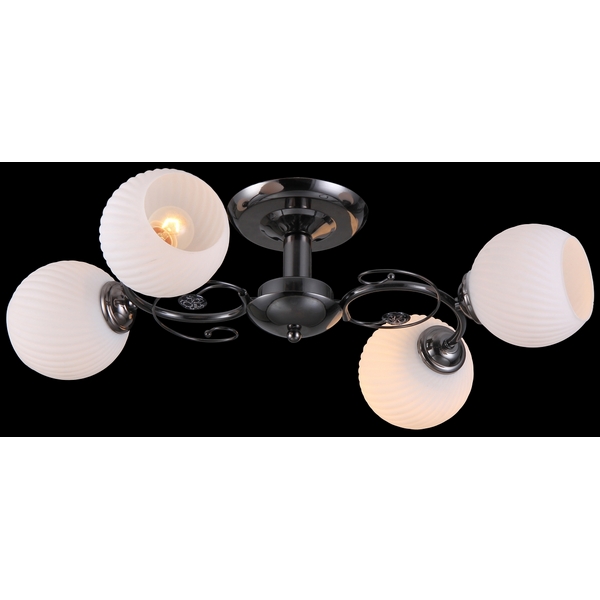 Потолочная люстра Natali Kovaltseva 11488 11488/4 DARK CHROME