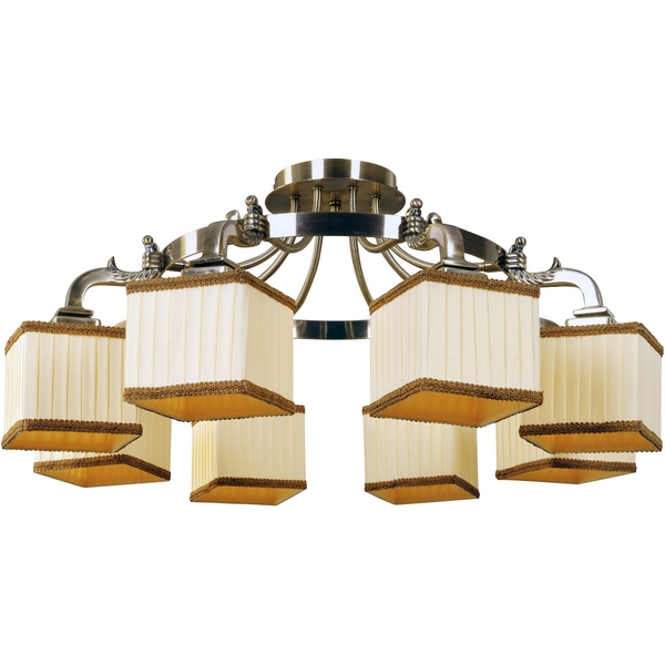 Люстра потолочная N-Light 314-08-53 бронза