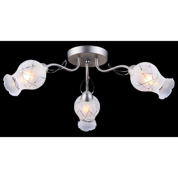 Потолочная люстра Natali Kovaltseva 11440 11440/3C NICKEL, CHROME
