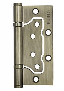 Петля дверная накладная без врезки (бабочка) Punto 200-2B 100x2,5 WAB мат. бронза