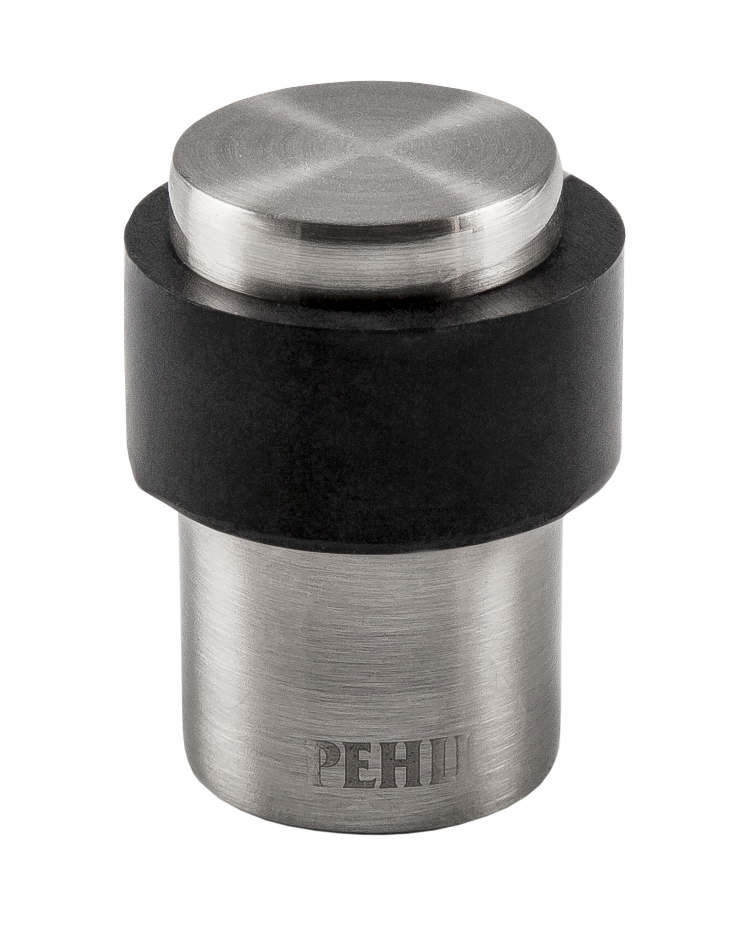 Ограничитель дверной напольный RENZ INDS 34 SN/Black никель матовый черный