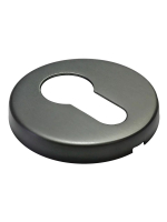 Накладка на замок Morelli Luxury LUX-KH-R ANT круглая под евроцилиндр, цвет антрацит