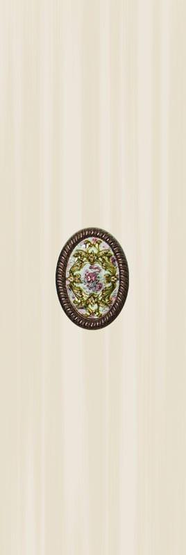 Плитка керамическая Sanchis Look Ins Natasha Metallic Crema декор 25х75