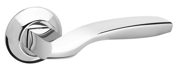 Ручка дверная межкомнатная Fuaro BOSTON AR CP-8 хром, квадрат 8x140 мм, стяжки M410*50*50