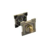 Завертка дверная сантехническая Adden Bau WC VQ003 Aged Bronze состаренная бронза