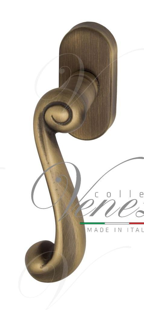 Ручка оконная Venezia Carnevale FW матовая бронза