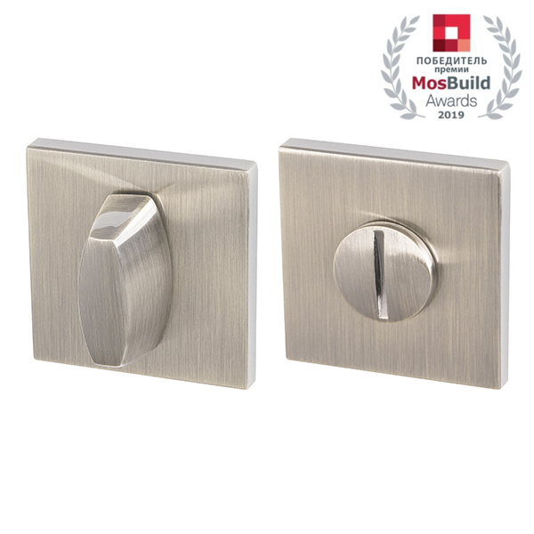 Завертка дверная сантехническая Armadillo Urban SLIM WC-BOLT BK6 USS SN-3 Матовый никель