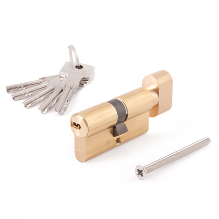 Цилиндр для замка ключ / ключ ABUS KD6MM Z30/K30KD W/5 LONG KEY золото
