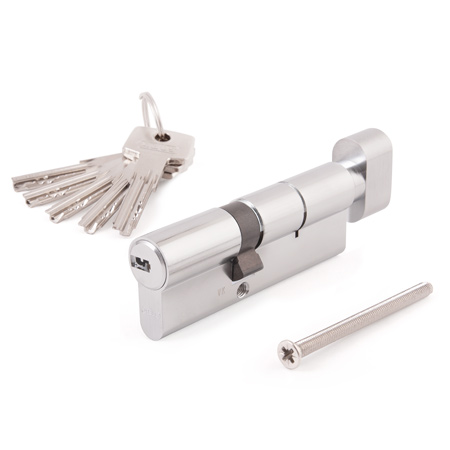 Цилиндр для замка ключ / ключ ABUS KD6N Z45/K55KD W/5 LONG KEY никель