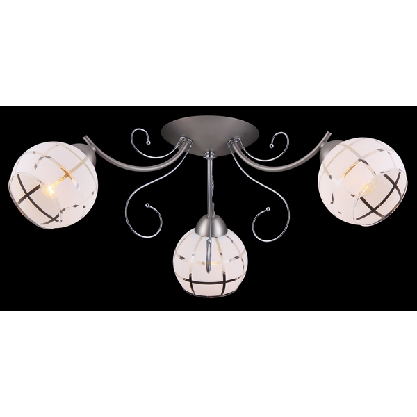 Потолочная люстра Natali Kovaltseva 11446 11446/3C NICKEL, CHROME