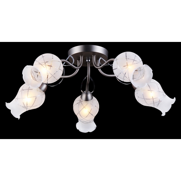 Потолочная люстра Natali Kovaltseva 11440 11440/5C NICKEL, CHROME