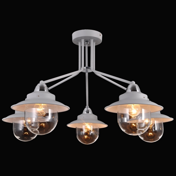 Люстра потолочная Natali Kovaltseva ALABARDA 75093/5C WHITE