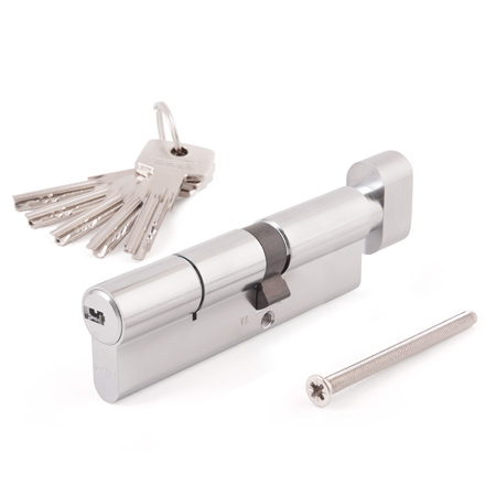 Цилиндр для замка ключ / ключ ABUS KD6N Z60/K50KD W/5 LONG KEY никель