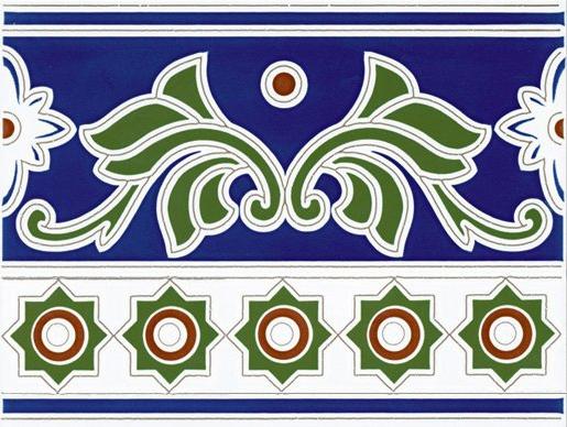 Плитка керамическая Ribesalbes Cenefa Jerez бордюр 15х20