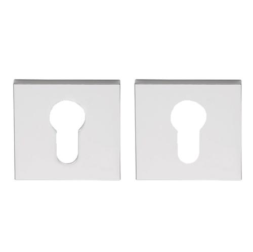 Накладка дверная с квадратным основанием под цилиндр Colombo FF23-CR полированный хром