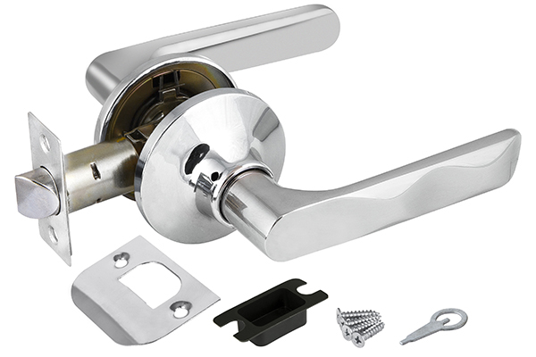 Ручка защелка 624/BL CP-P (хром) без фик.