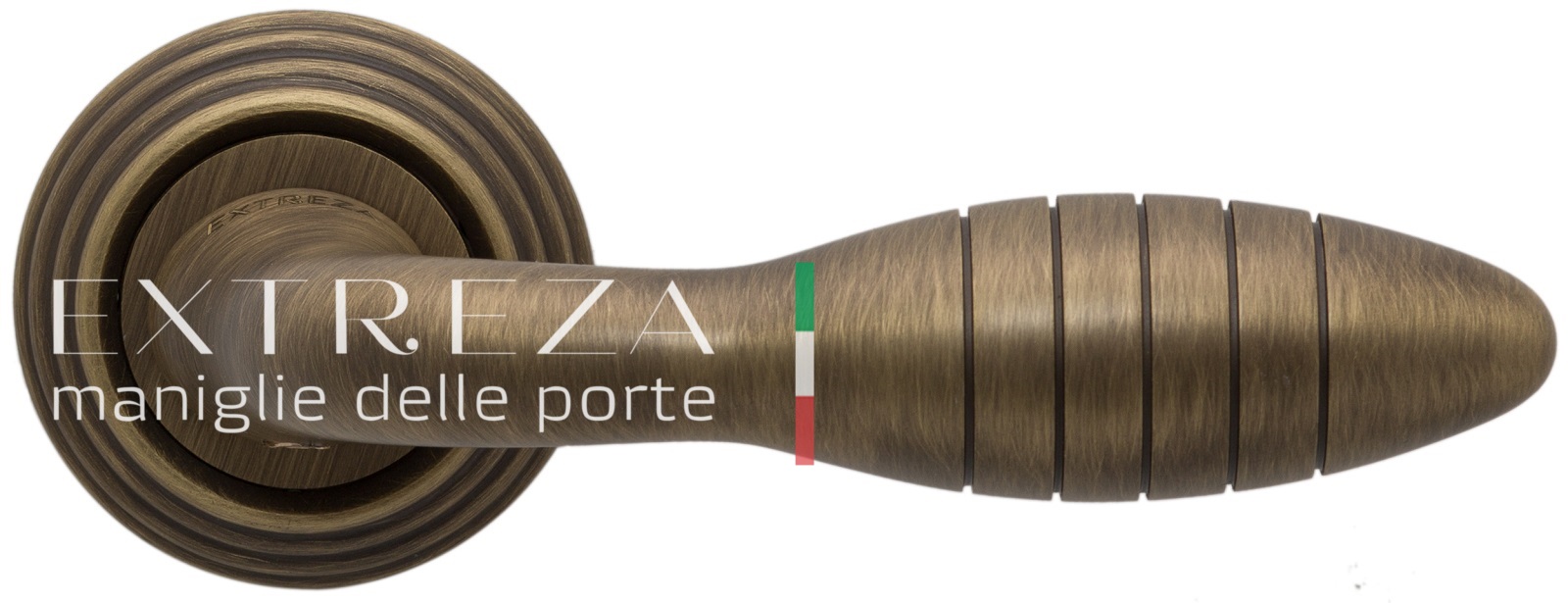 Ручка дверная Extreza MIREL (Мирел) 316 на розетке R05 матовая бронза F03