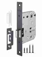 Замок дверной межкомнатный под фиксатор Fuaro F72-50 GR графит