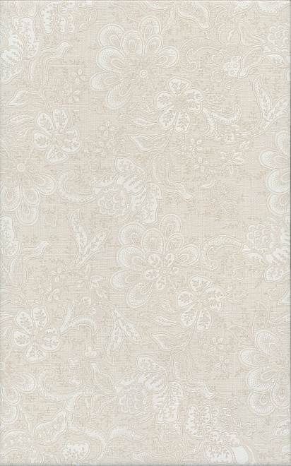 Плитка настенная Kerama Marazzi Ауленсия беж орнамент 6381 25х40
