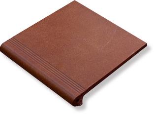 Плитка клинкерная ступень Gresmanc Peldano Fiorentino Nature Asper (anti-slip) 24,5х33,4