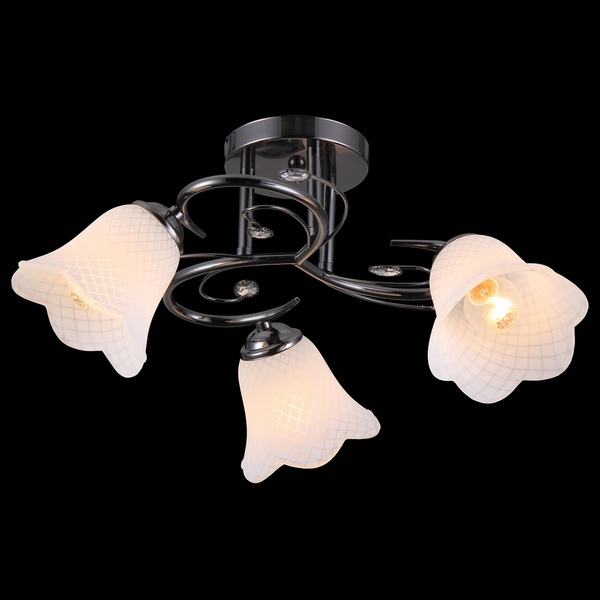 Потолочная люстра Natali Kovaltseva 11468 11468/3C DARK CHROME