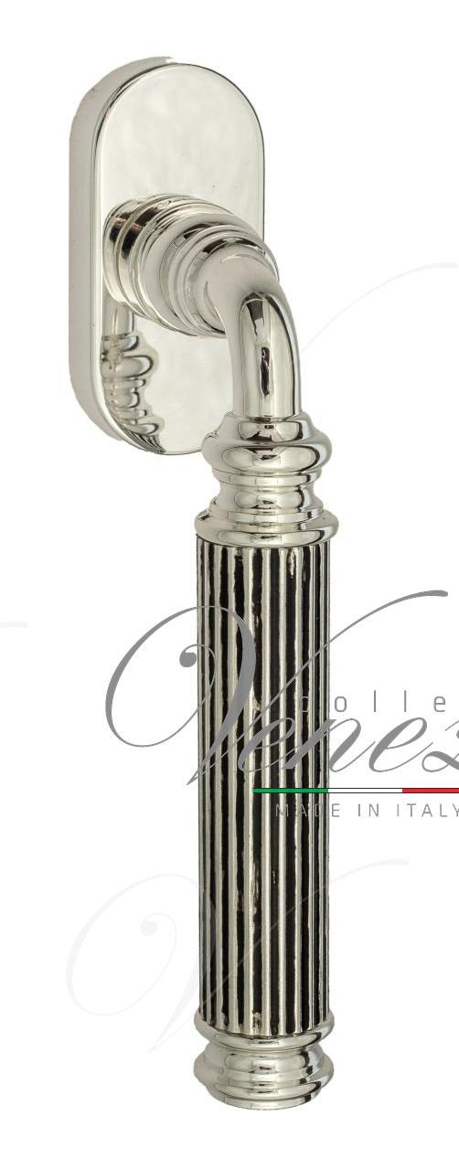 Ручка оконная Venezia Mosca FW натуральное серебро