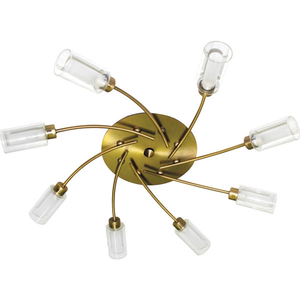 Люстра потолочная N-Light C3159 AB.8 antique brass