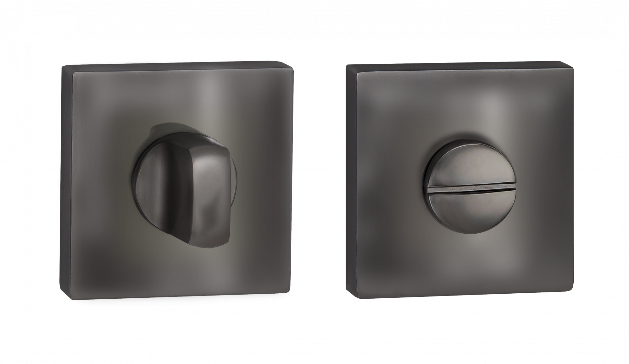 Завертка квадратная к ручкам RENZ INBK 03 BN черный никель