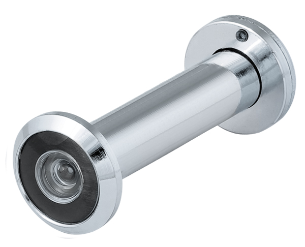 DVZ5, глазок, 25/180/70x125 (оптика стекло, угол обзора 180) CP Хром