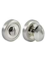 Завертка сантехническая Morelli Luxury LUX-WC-R4-LU NIS/NIK на круглой розетке цвет матовый никель/никель