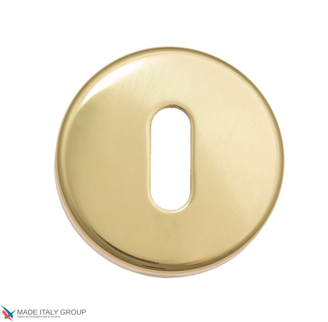 Накладка под ключ буратино на круглом основании Colombo CD1043G-OL полированная латунь
