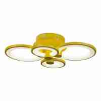Потолочная светодиодная люстра iLedex Ring A001/4 Yellow