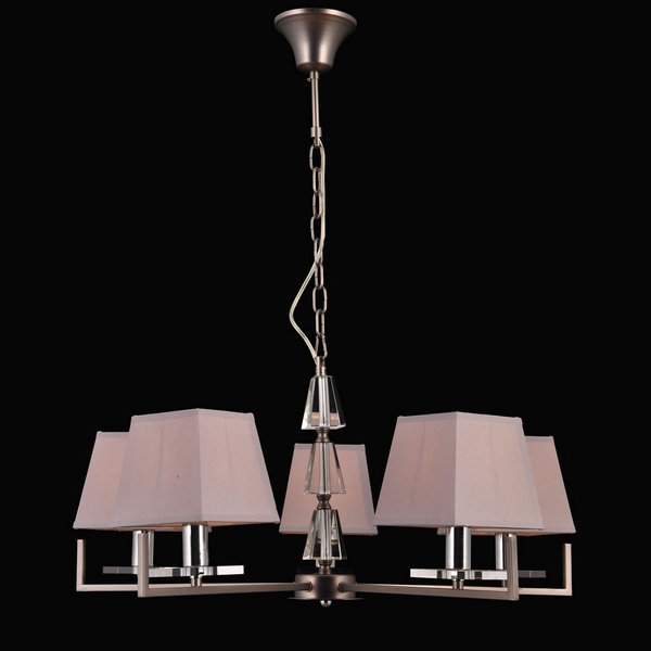 Люстра подвесная Natali Kovaltseva 75006/5C SILVER GRAY