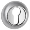 Накладка дверная с круглым основанием под цилиндр Adden Bau SC 001 Chrome хром
