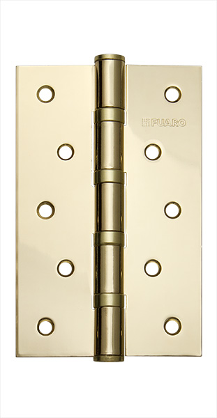 Петля дверная стальная универсальная Fuaro 4BB 150x95x3 PB (латунь)