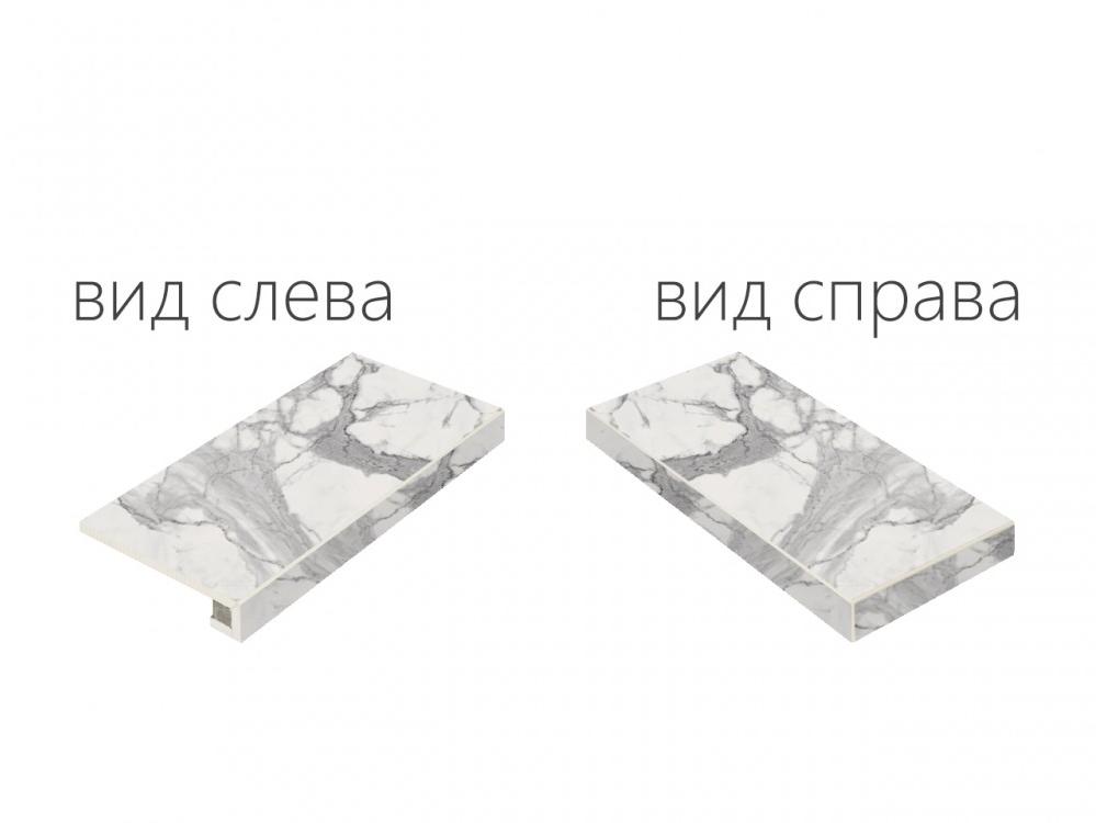 Керамогранит Italon Charme Evo Floor Project Эво Статуарио угл правая натур. рет. ступень 33х60