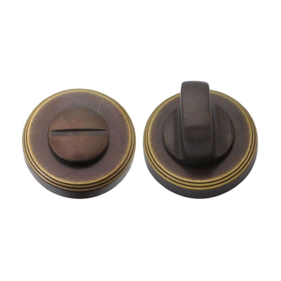 Завертка дверная сантехническая Colombo CD 79 BZG вж6 BR бронза Piuma (50 роз)